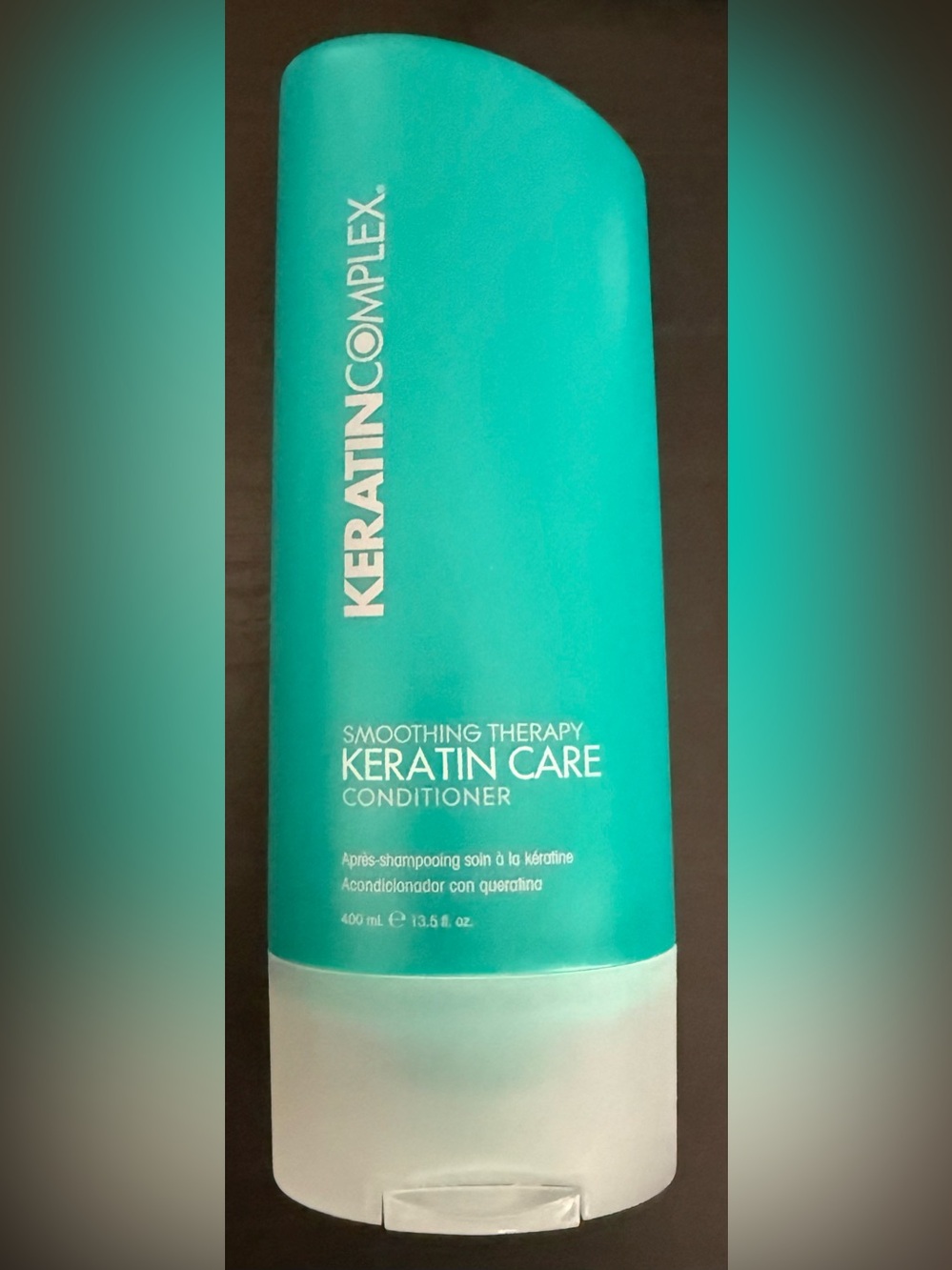 Keratin Care Smoothing Therapy Conditioner - Teal Bottle extra large